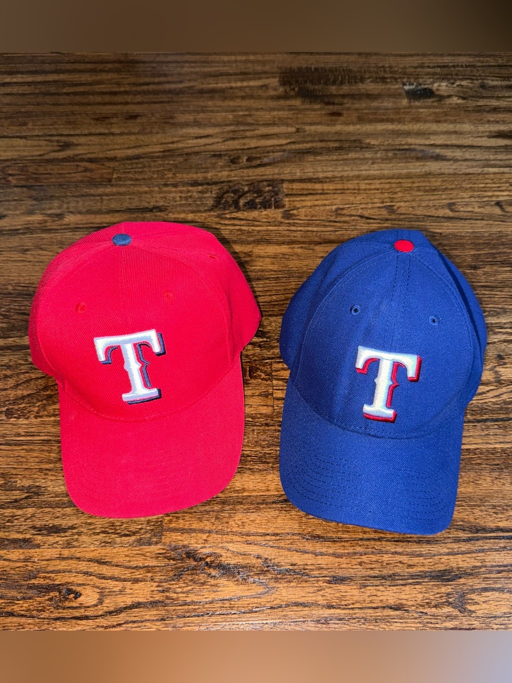 BUNDLE (2) Vintage New Era Texas Rangers Ballpark Snapback Cap Strapback Hat